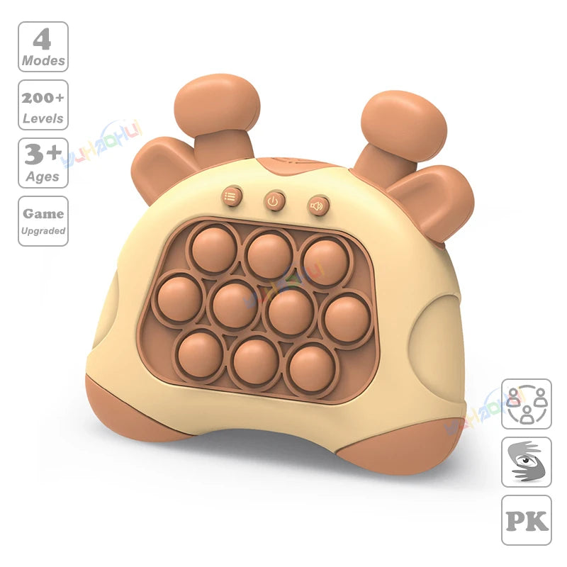 Electronic Pop Light Up Game Handle Toys for Children