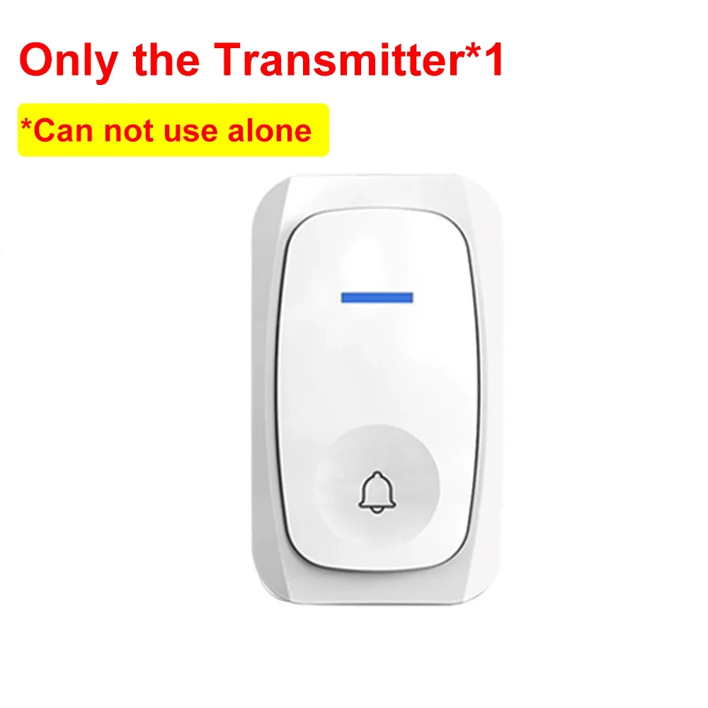 USB Wireless Doorbell Waterproof Welcome Chime Home Door Bell