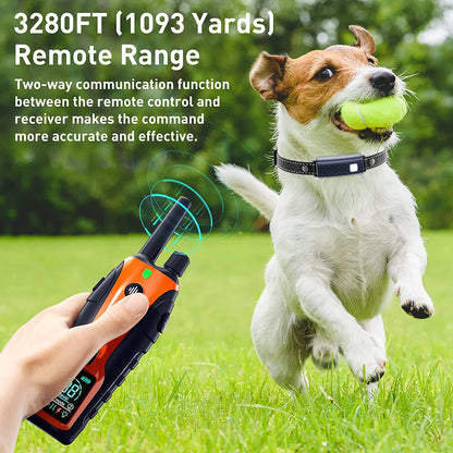 Electric Dog Training Collar Remote Control With  Vibration Shock