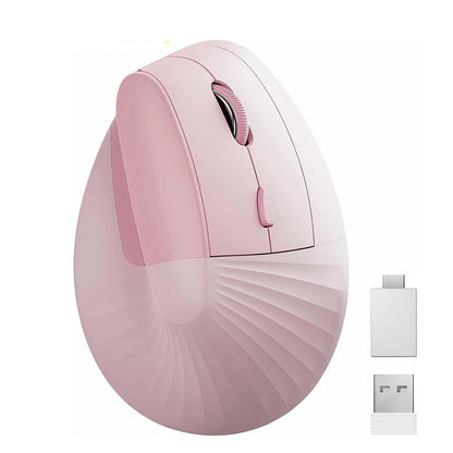 Vertical Wireless Type C Rechargeable Ergonomic Mice