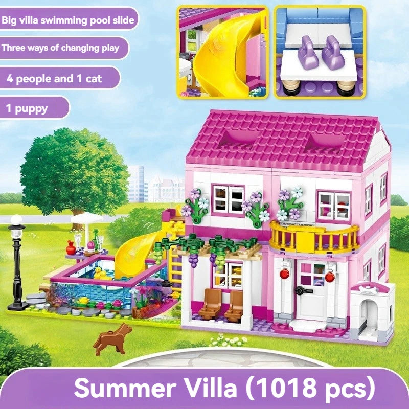 Friends City Series House Summer Holiday Villa Castle