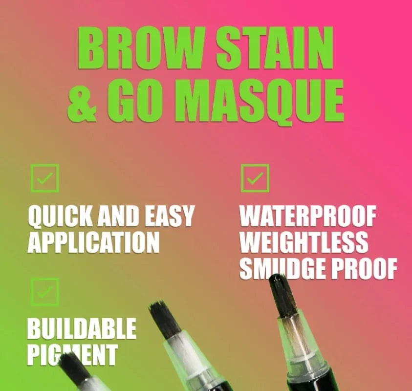 Liquid Eyebrow Dye Tint Brush Pencil Rotating Long Lasting