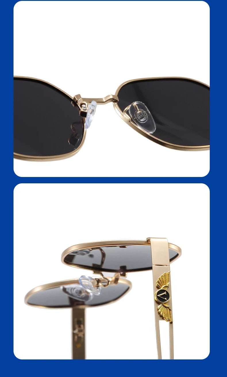 Fashion Small Polygon Polarized Sunglasses Forr Women Men