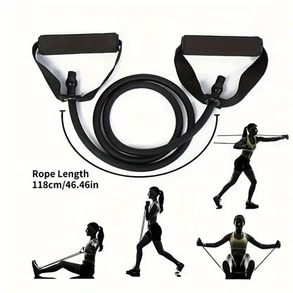 5 Levels Yoga Fitness Tensioner Resistance Band With Handles