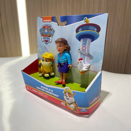 Original Paw Patrol Mayor Goodway Figure Set Children Toy