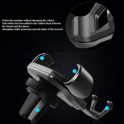 Universal Gravity Auto Phone Holder Car Air Vent Clip Mount