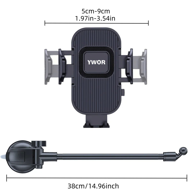 Cell Phone Holder for Car Dashboard Windshield Phone Mount