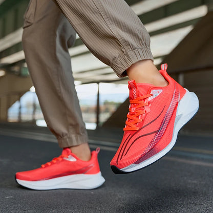 New 9ro Carbon Fiber Plate Running Sneakers Lightweight