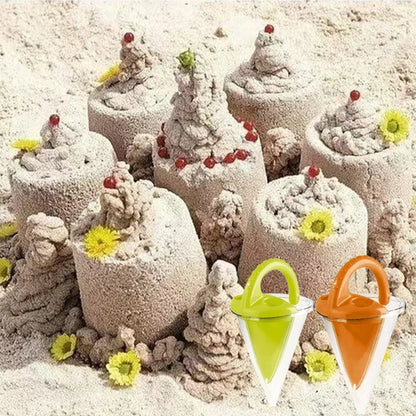 Beach Children Wash Sand Overflow Funnel Outdoor