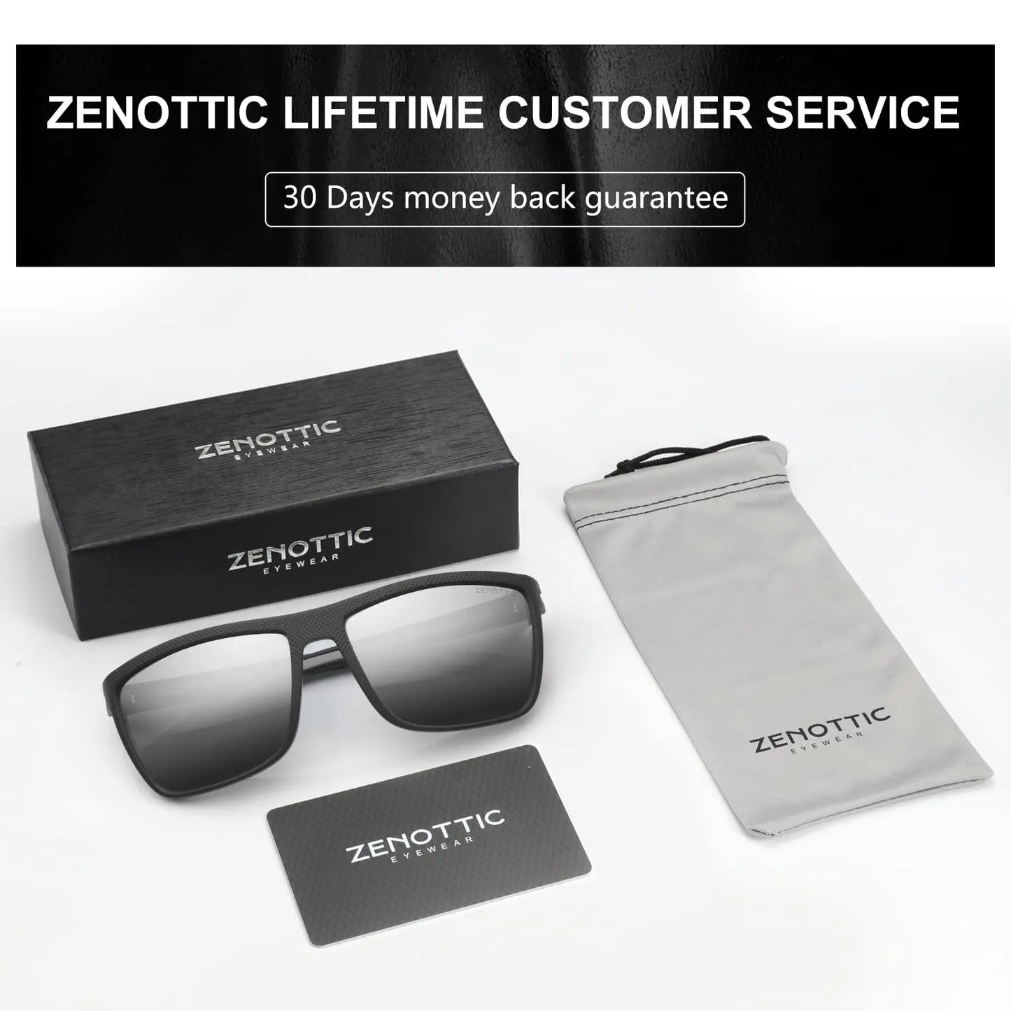 Polarized Sunglasses for Men Shades Lightweight TR90 Frame