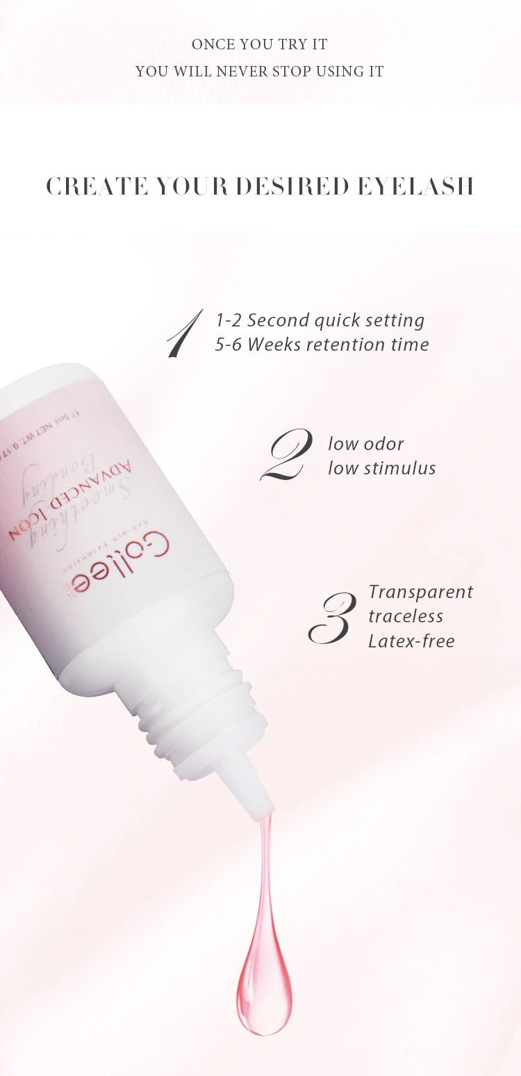 0.5-1s Drying Glue for Eyelash Extensions Hypoallergenic