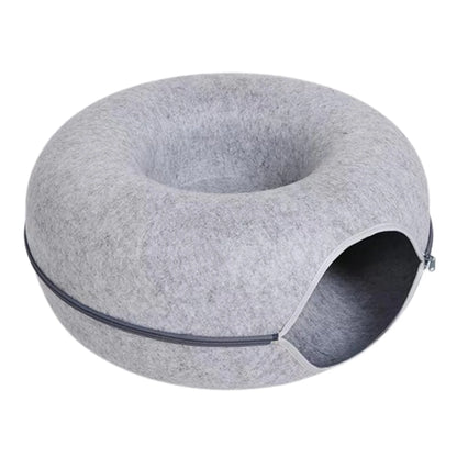 B-Tunnel Donut Cat Bed Interactive Tunnel Pet