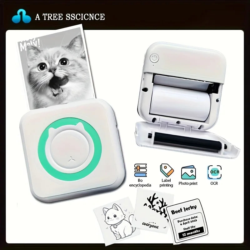 Portable Mini Label Printer for Home Office