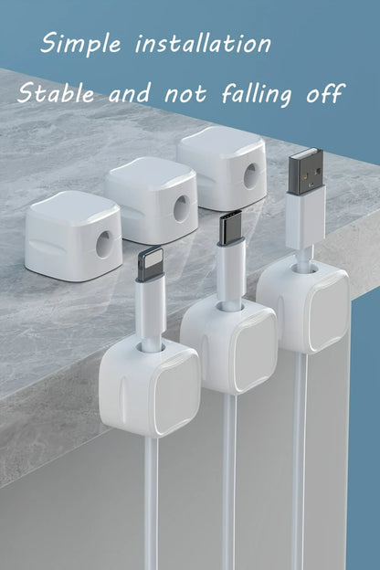 Organizer Adjustable Magnetic Cable Clips Cable Cord Holder