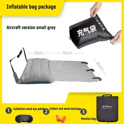 Adjustable Footrest Hammock with Inflatable Pillow Seat