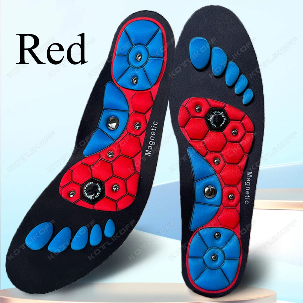 Medical Magnetic Therapy Sports Insoles Massage Foot