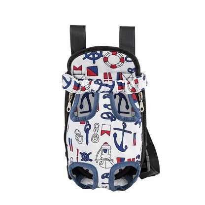 Adjustable Cat Carrier Bag Pet Double Shoulder Backpack