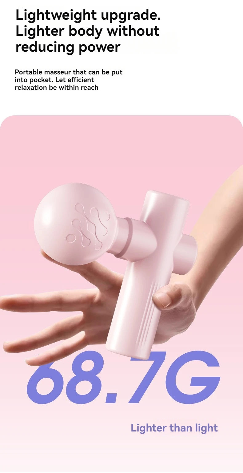 New USB Mini Massage Gun Fascia Machine Muscle Relaxation