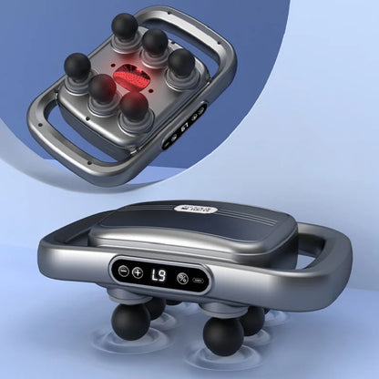 Electric Six Heads Fascia Gun Muscle Relaxation Massager