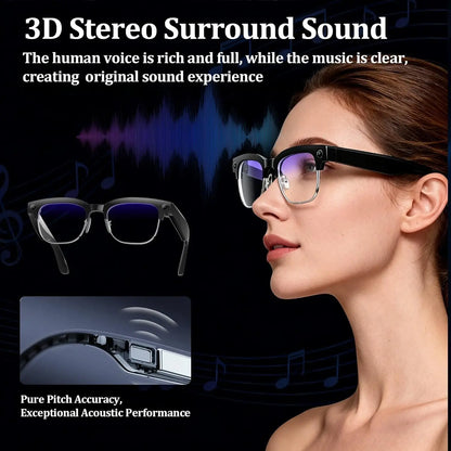 New 800W Pixel 4K HD Camera Smart Glasses AI Translation