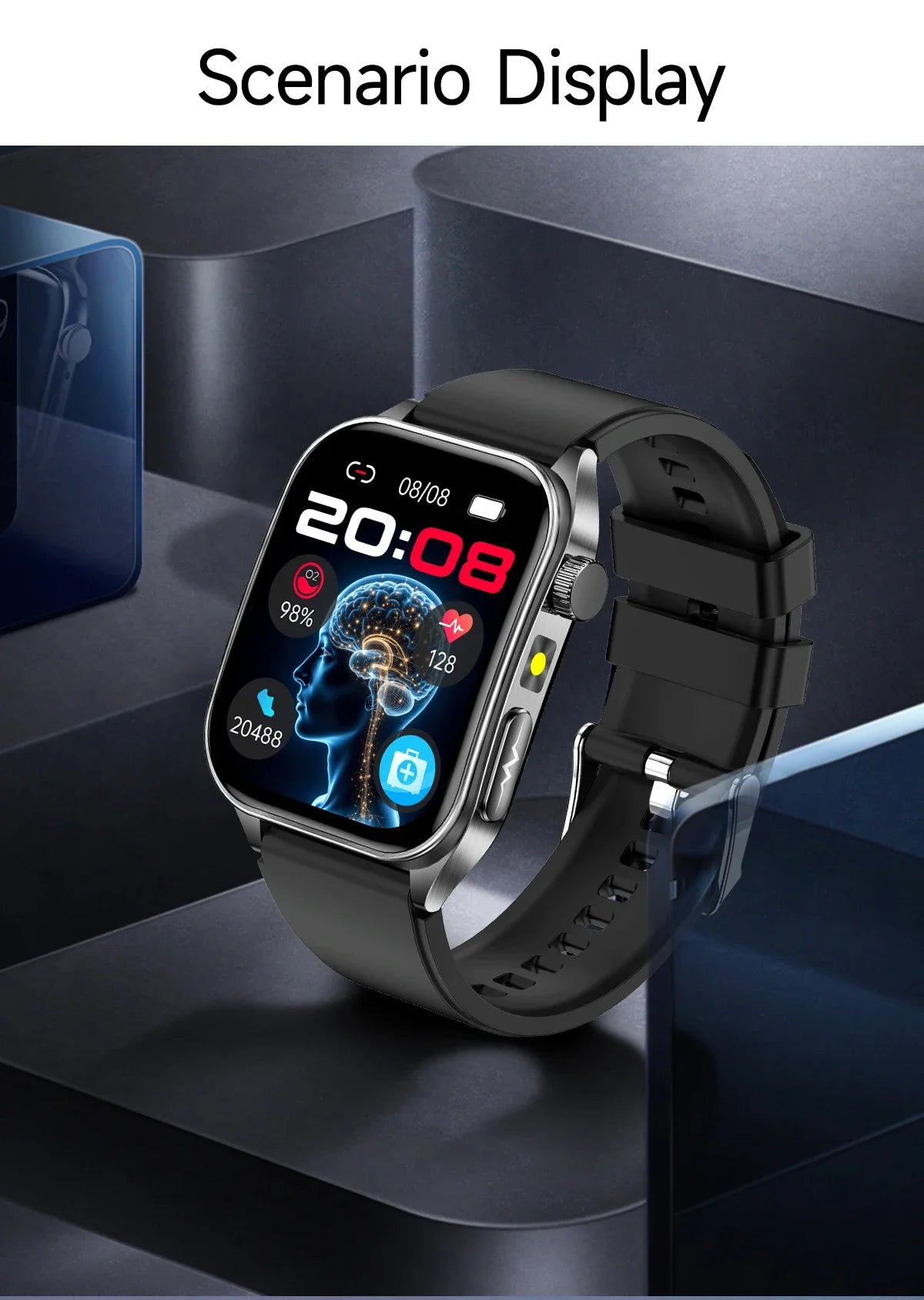 New Laser Treatment Three High Smart Watch Men ECG Heart Rate