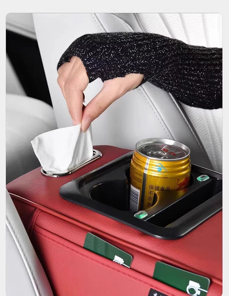 Usb Portcar Armrest Box Booster Pad With Usb Port Multi-Function