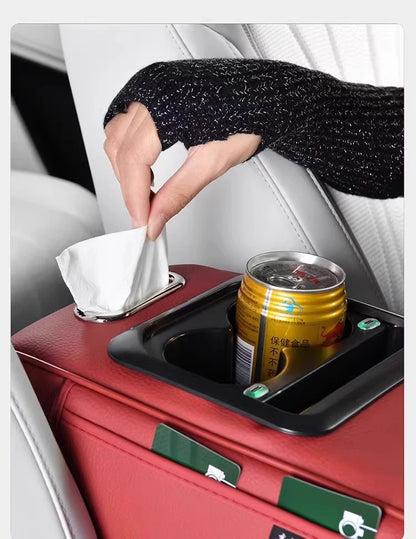 Usb Portcar Armrest Box Booster Pad With Usb Port Multi-Function