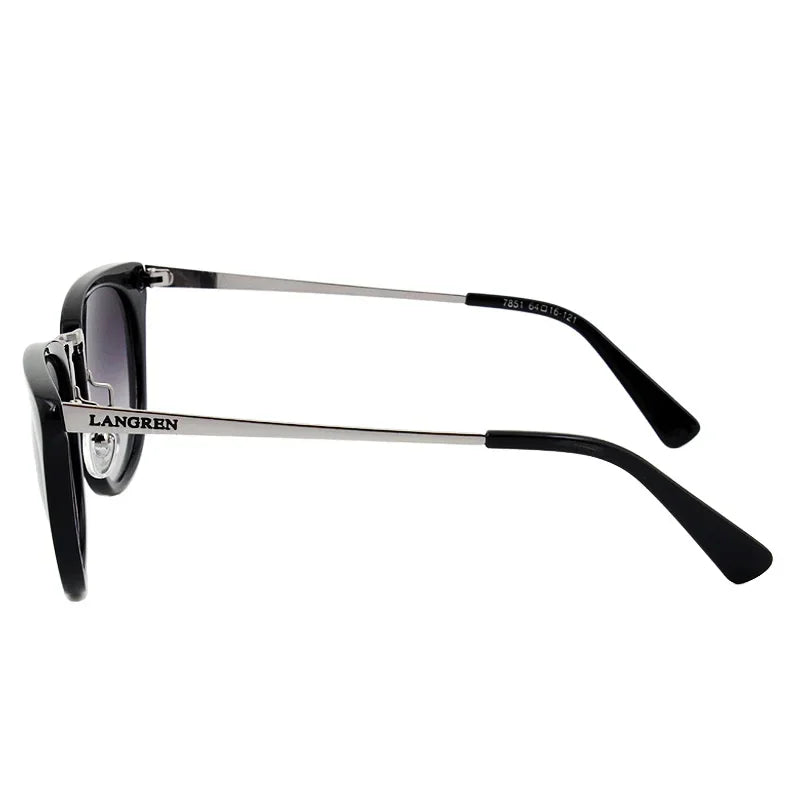 TAGION Fashion Unisex Cat Eye Plastic Frame Sunglasses