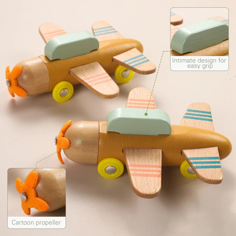 Wooden Train Birthday Toy  Montessori Toys Baby Educational Toys