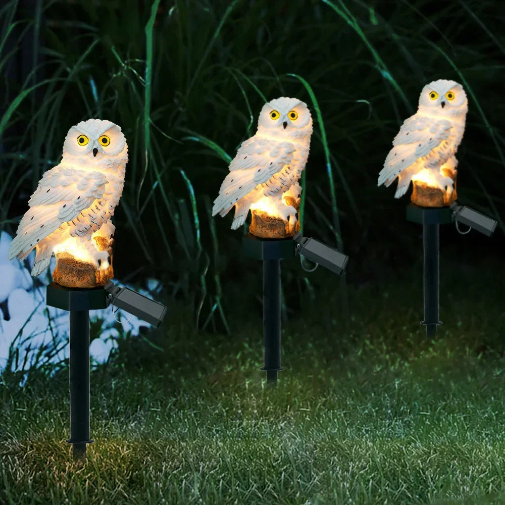 Led Solar Lamp Owl Animal Solar Garden Lights Solar Powered