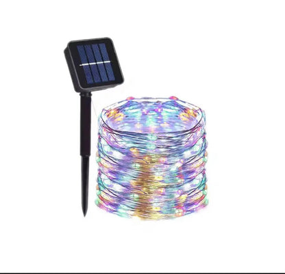 8 Modes Outdoor Solar Fairy Lights LED Copper Wire Lights