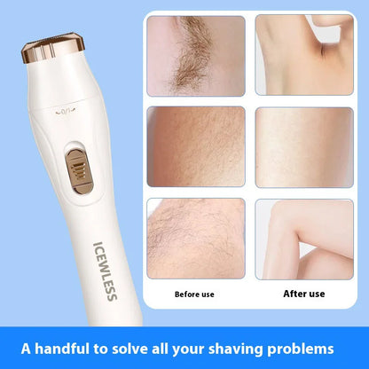 Electric Hair Trimmers for Women Waterproof Razor Painless