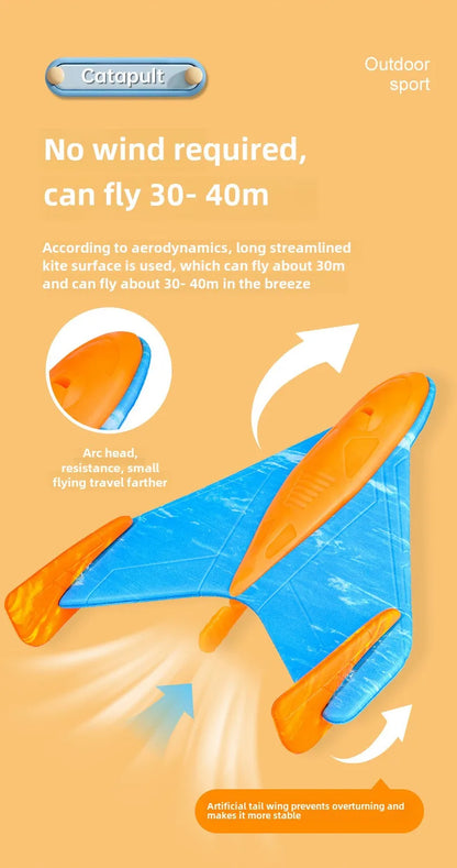 Children's Catapult Foam Aircraft Toys Safety EVA Boomerang