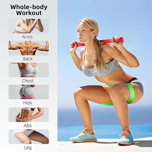 Different Resistance Bands Yoga Band Fitness Exercise