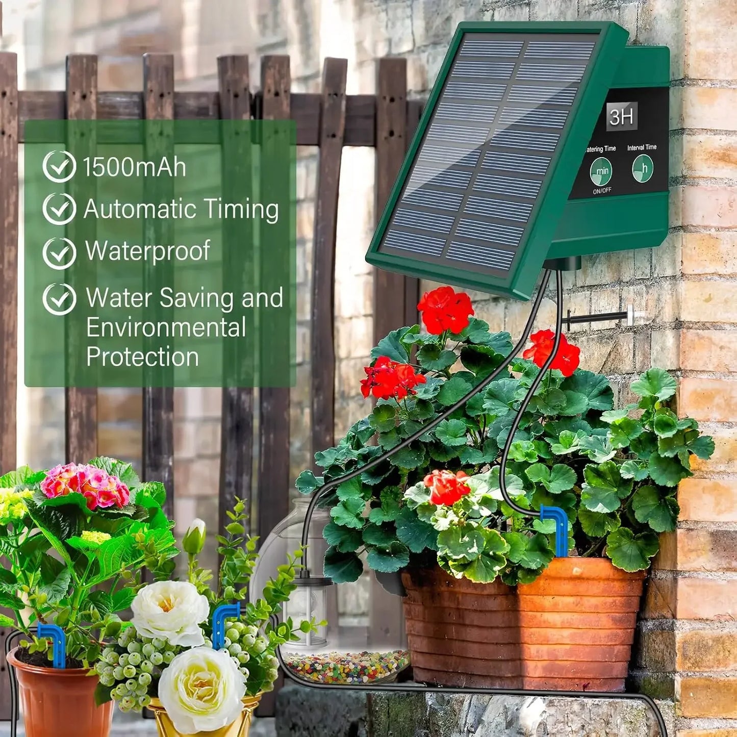 DIY solar drip irrigation kit garden drip irrigation system
