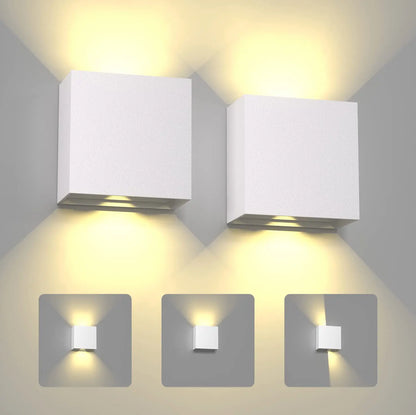 LED Wall Sconces 6W Modern Indoor Outdoor IP65 Wall Lamp