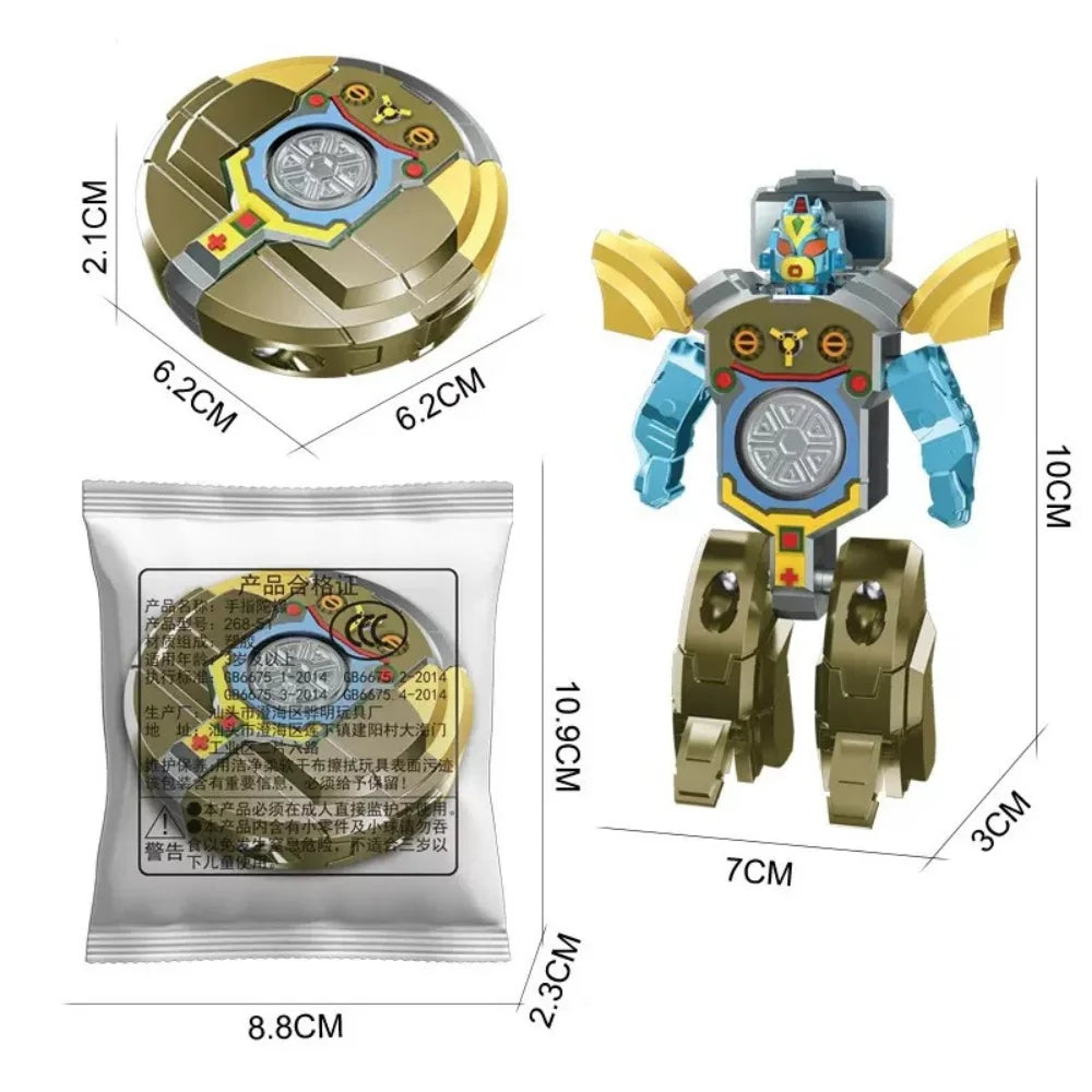 New 360 Rotating Ball Deformation Robot Fingertip Gyro