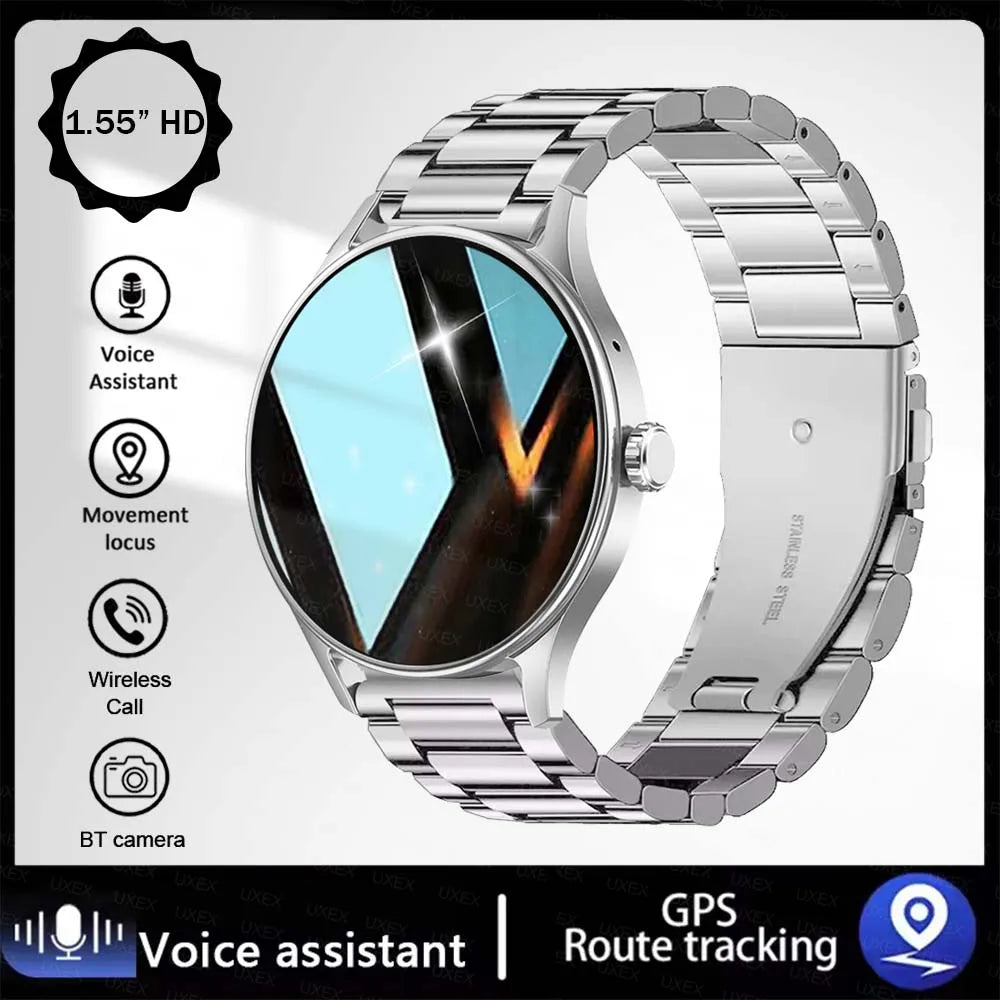 Fashion Smart Watch Plus 1.55 HD For Men And Women