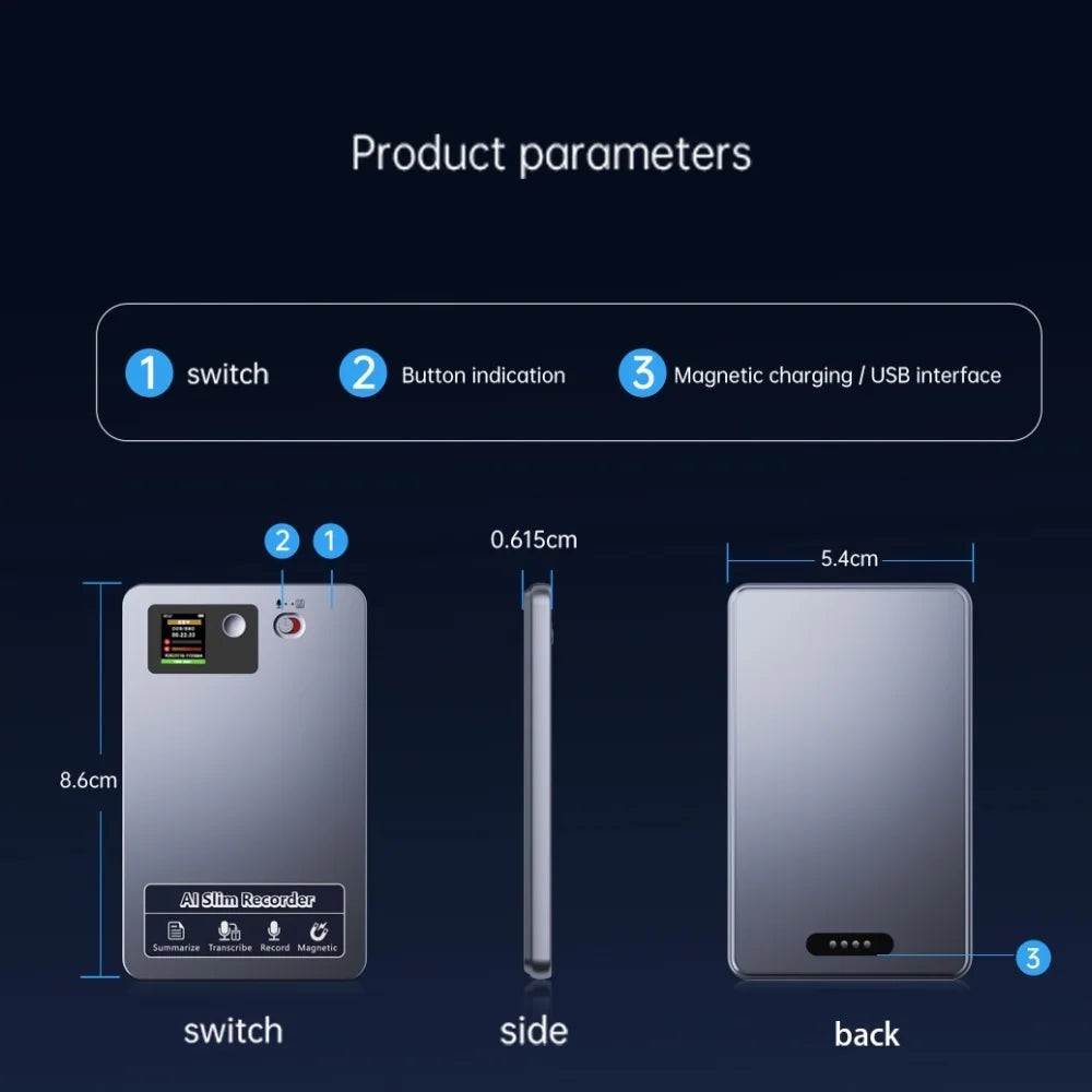 118 Languages 64GB Memory Audio Recorder 400ma Lectures