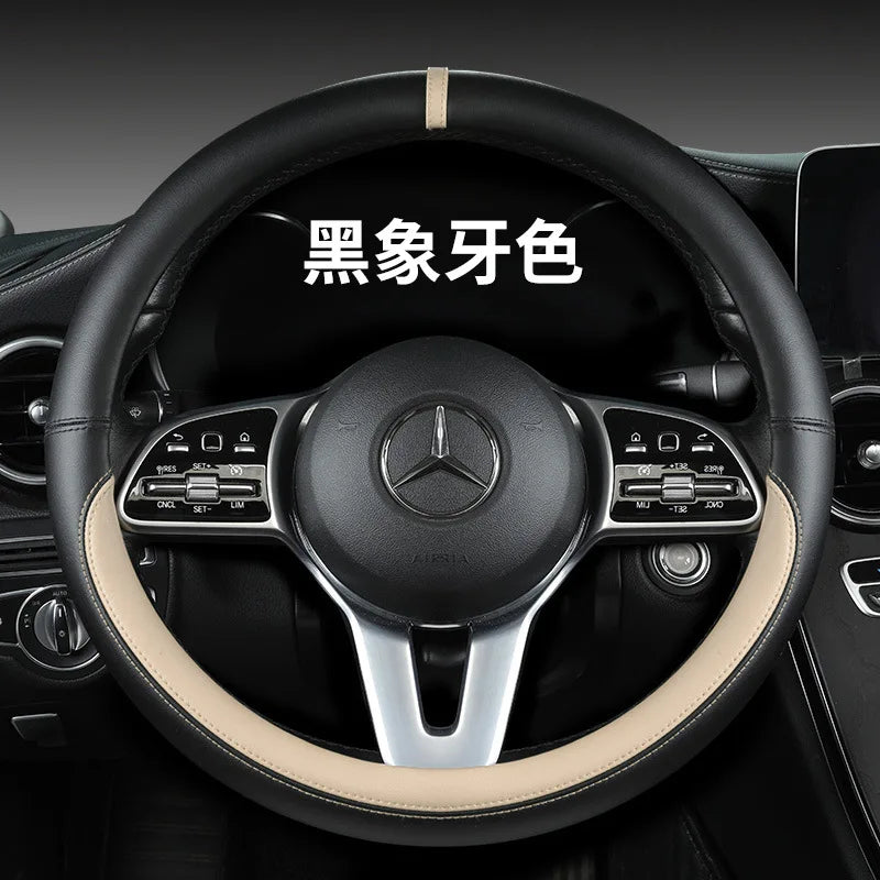 All-Nappa Leather Steering Wheel Cover Leather