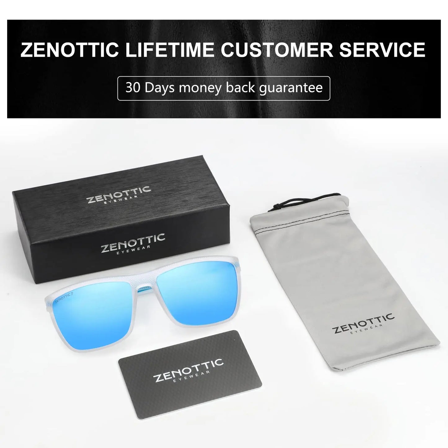 Polarized Sunglasses for Men Shades Lightweight TR90 Frame