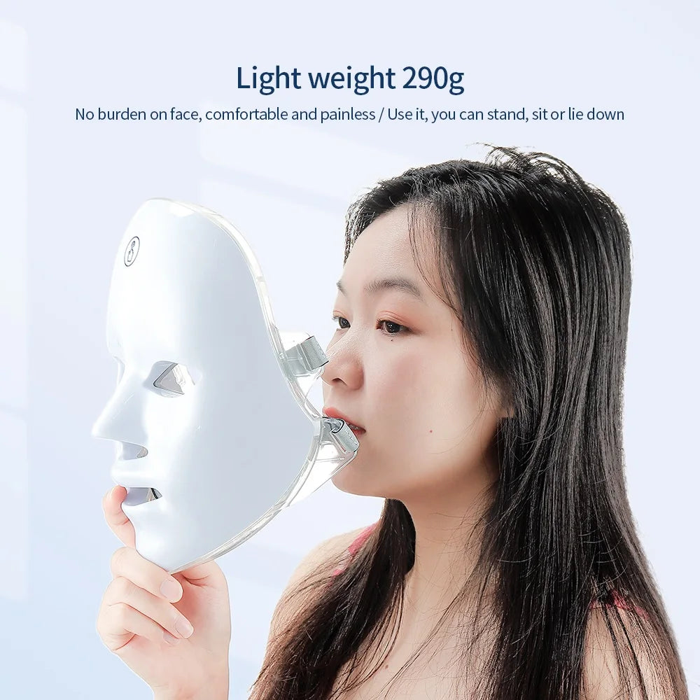 Wireless LED Mask 7 Color LED Face Mask Photon