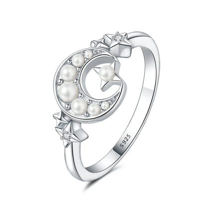 925 Sterling Silver Three-Ring Stackable Ring for Women