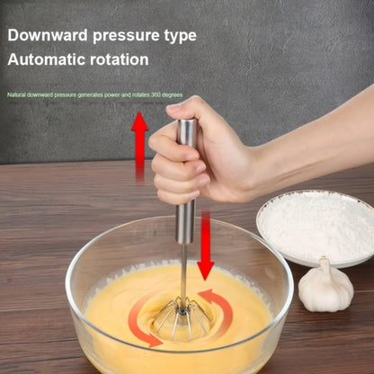 Stainless Steel Egg Beater Durable Semi-Automatic Mixer