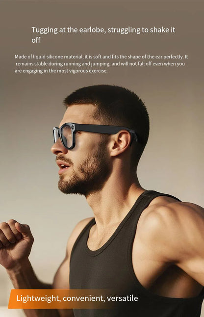 HOMEFISH M02 AI Smart Glasses with 4K Camera Bluetooth