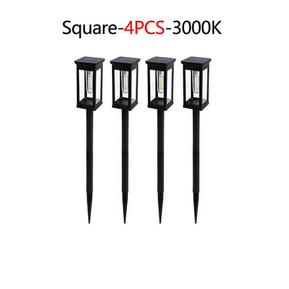 Retro Solar Pathway Warm Lights Outdoor