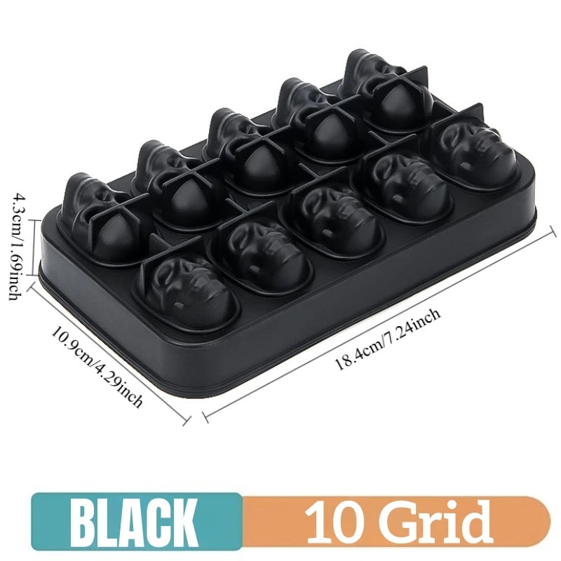4/6/8/15Grids Silicone Ice Cube Molds Spherical Ice Molds