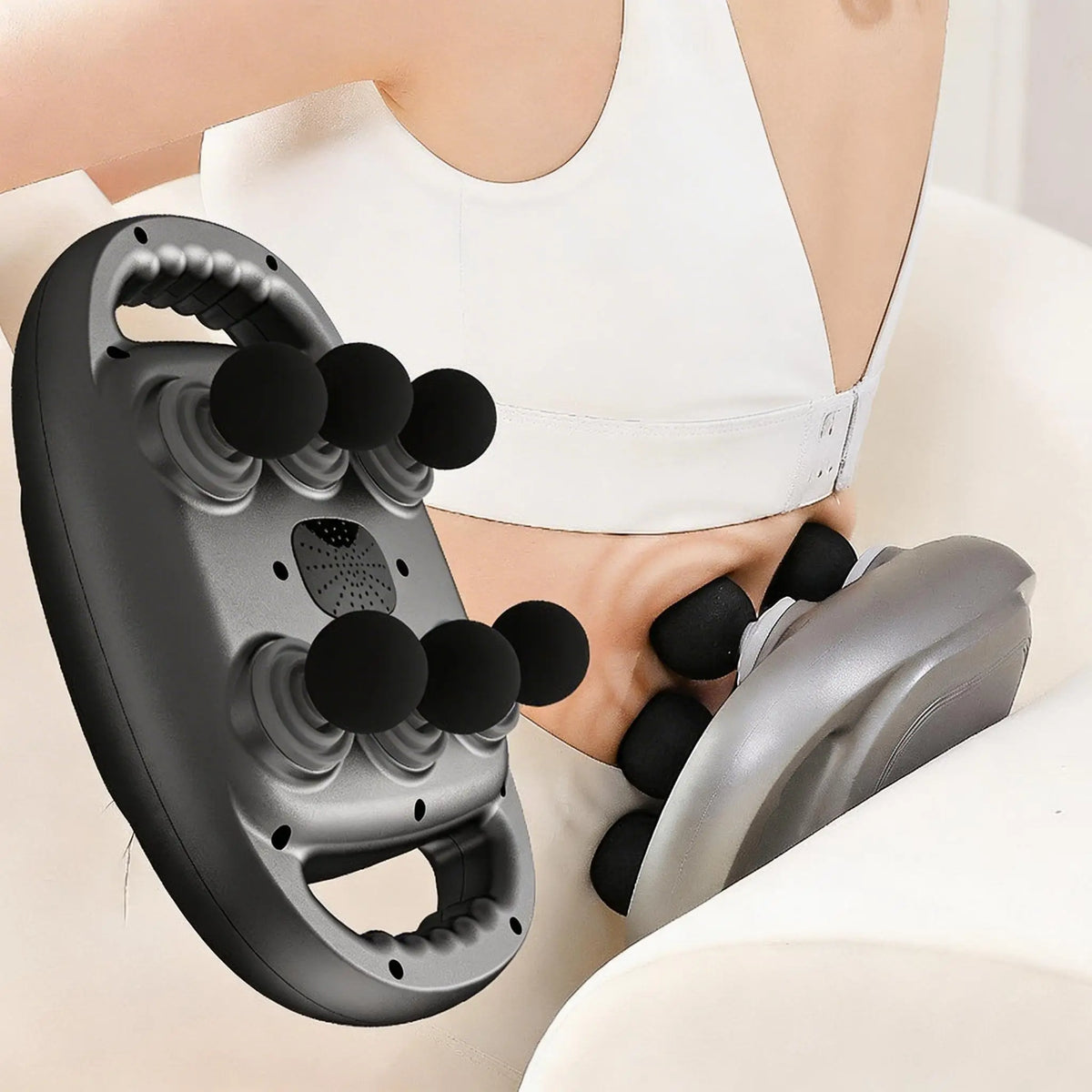 Electric Six Heads Fascia Gun Muscle Relaxation Massager