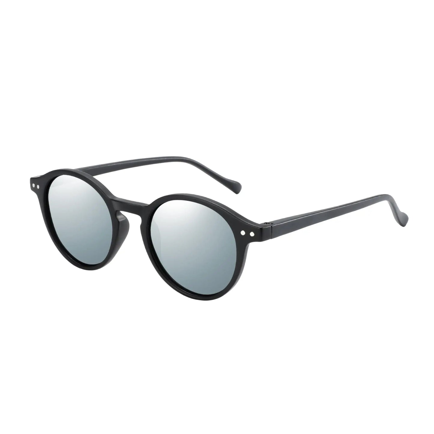 Retro Circular Polarized Sunglasses Vintage