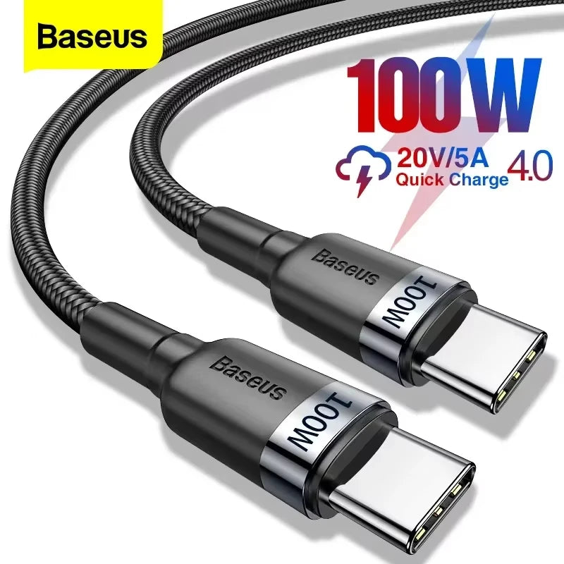 Baseus 100W/5A USB C To USB Type C Cable